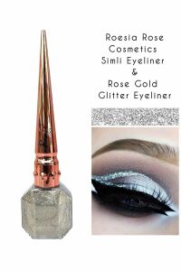 Roesia Rose Cosmetics Simli Eyeliner Glitter Eyeliner Gri