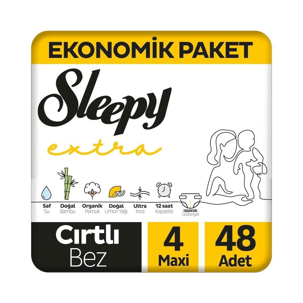 Sleepy Bebek Bezi Extra No: 4 48'li
