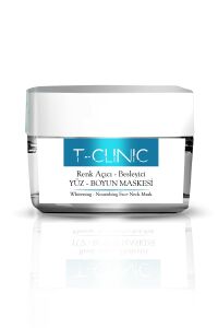 T-Clinic Renk Açıcı Besleyici Yüz Boyun Maskesi 50 ml