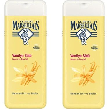 Le Petit Marseillais Duş Jeli Beyaz Vanilya Sütü 400 ml - 2 Adet