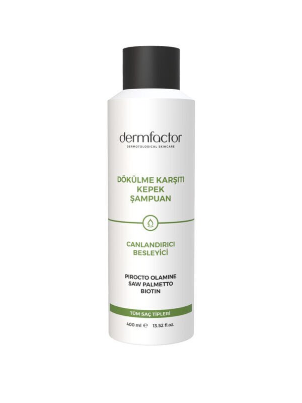 Dermfactor Tüm Saç Tipleri İçin Dökülme ve Kepek Karşıtı Şampuan 400 ml