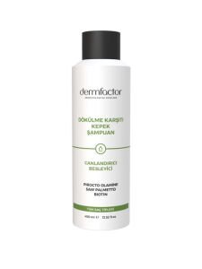 Dermfactor Tüm Saç Tipleri İçin Dökülme ve Kepek Karşıtı Şampuan 400 ml