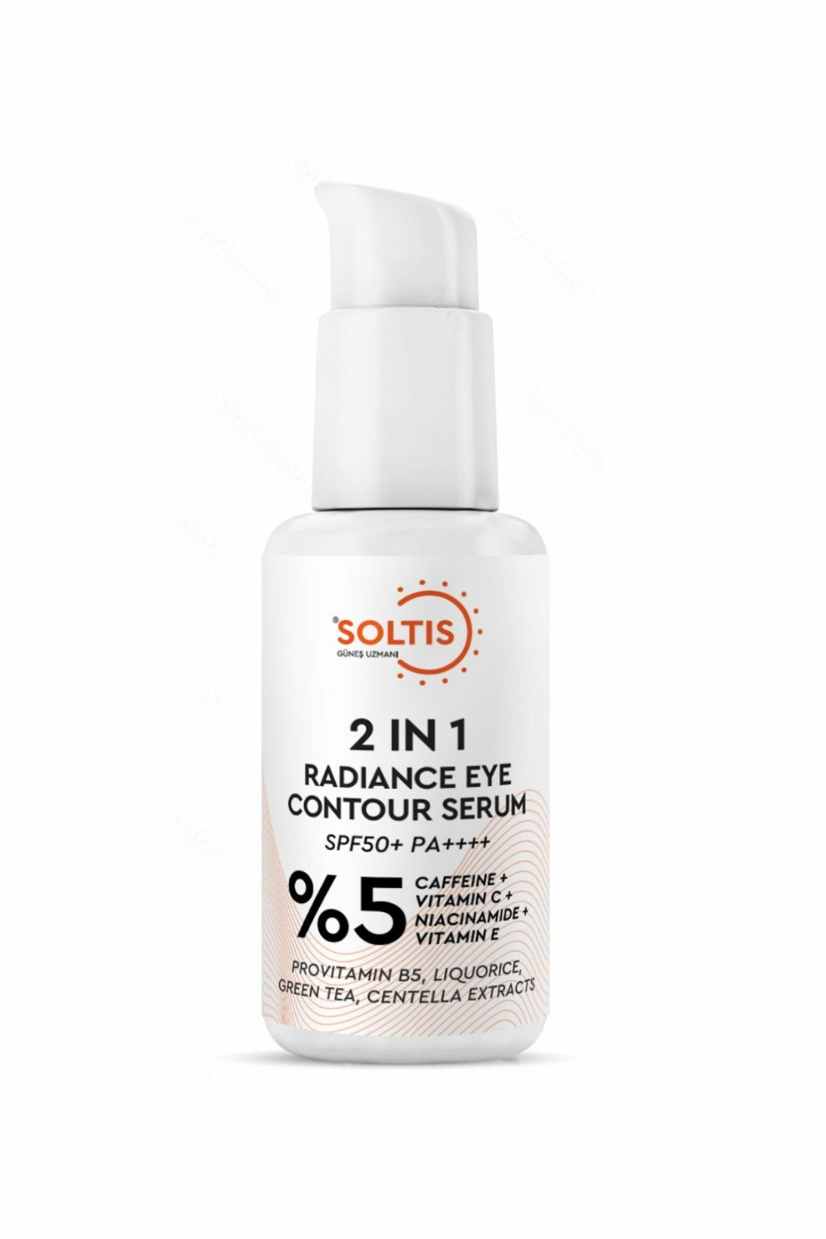 Soltis Koyu Halka ve Torbalanma Karşıtı Kafein Göz Çevresi Bakım Serumu Pa++++ SPF50+ 30 ml