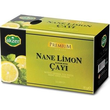 Akzer Nane Limon Çayı 20'li Süzen Poşet