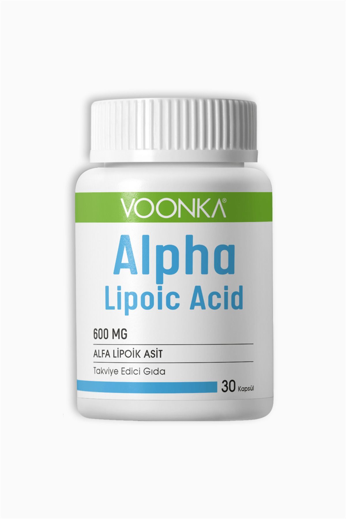 Voonka Alpha Lipoic Acid 600 mg 30 Kapsül
