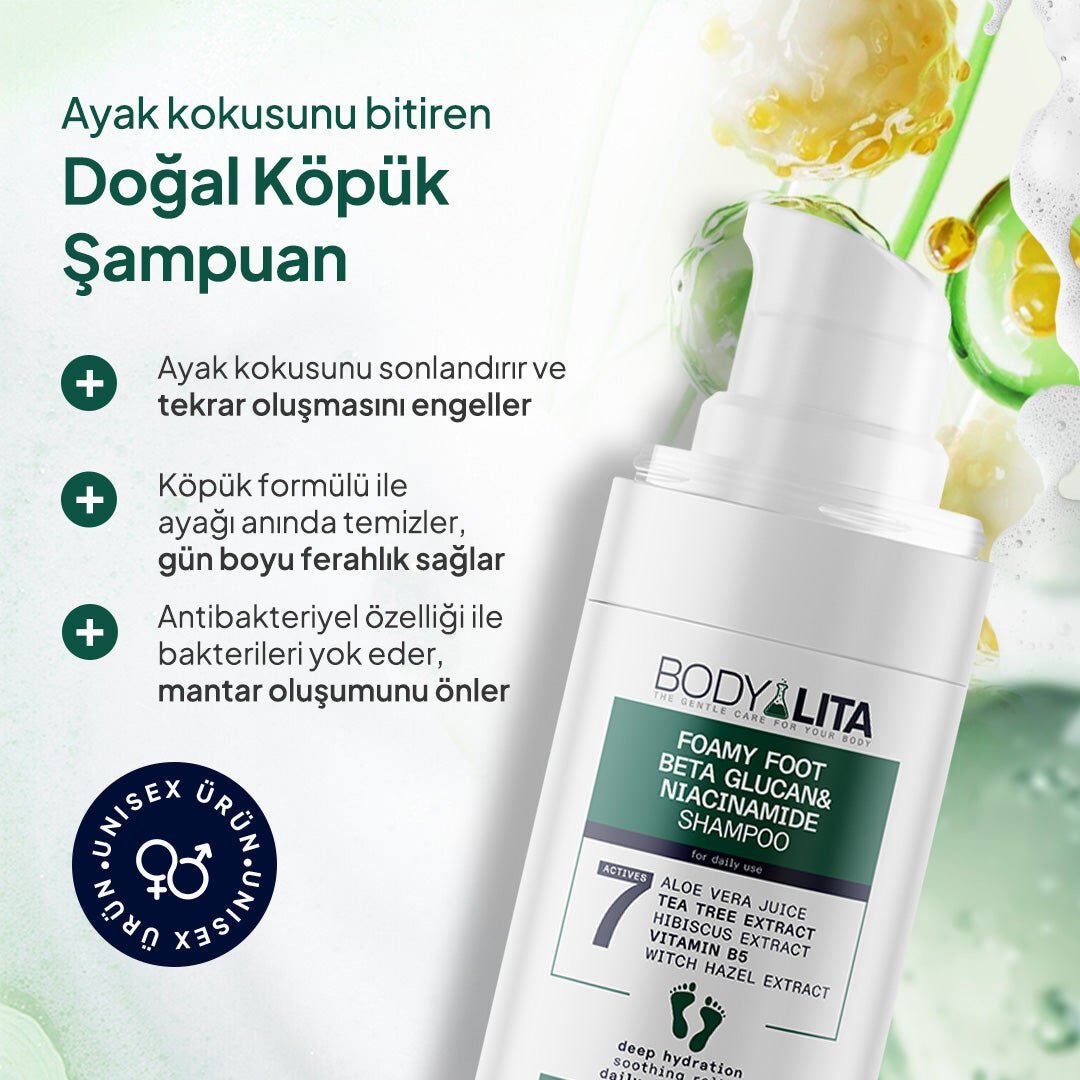 Bodylita Foamyfoot Ayak Koku Önleyici Şampuan 100 ml
