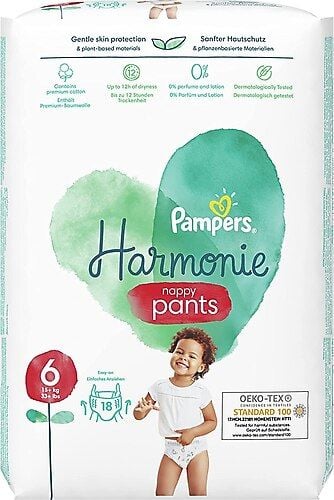 Pampers Külot Bez Harmonie VP 6 Beden 18'li