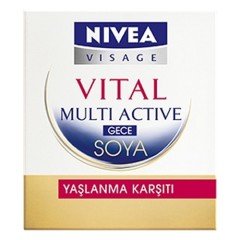 Nivea Vital Soya Gece Yaşlanma Karşıtı Krem 50 ml