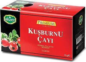 Akzer Kuşburnu Çayı 20'li Süzen Poşet