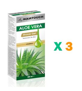 Aqua Touch Aloe Vera İçeren Duş Jeli 300 ml - 3 Adet