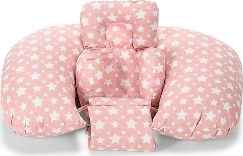 Moje Çok Fonksiyonlu Bebek Minderi Yıldızlı - Pembe