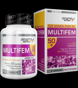 Bigjoy Vitamins Multifem 50+ 50 Kapsül