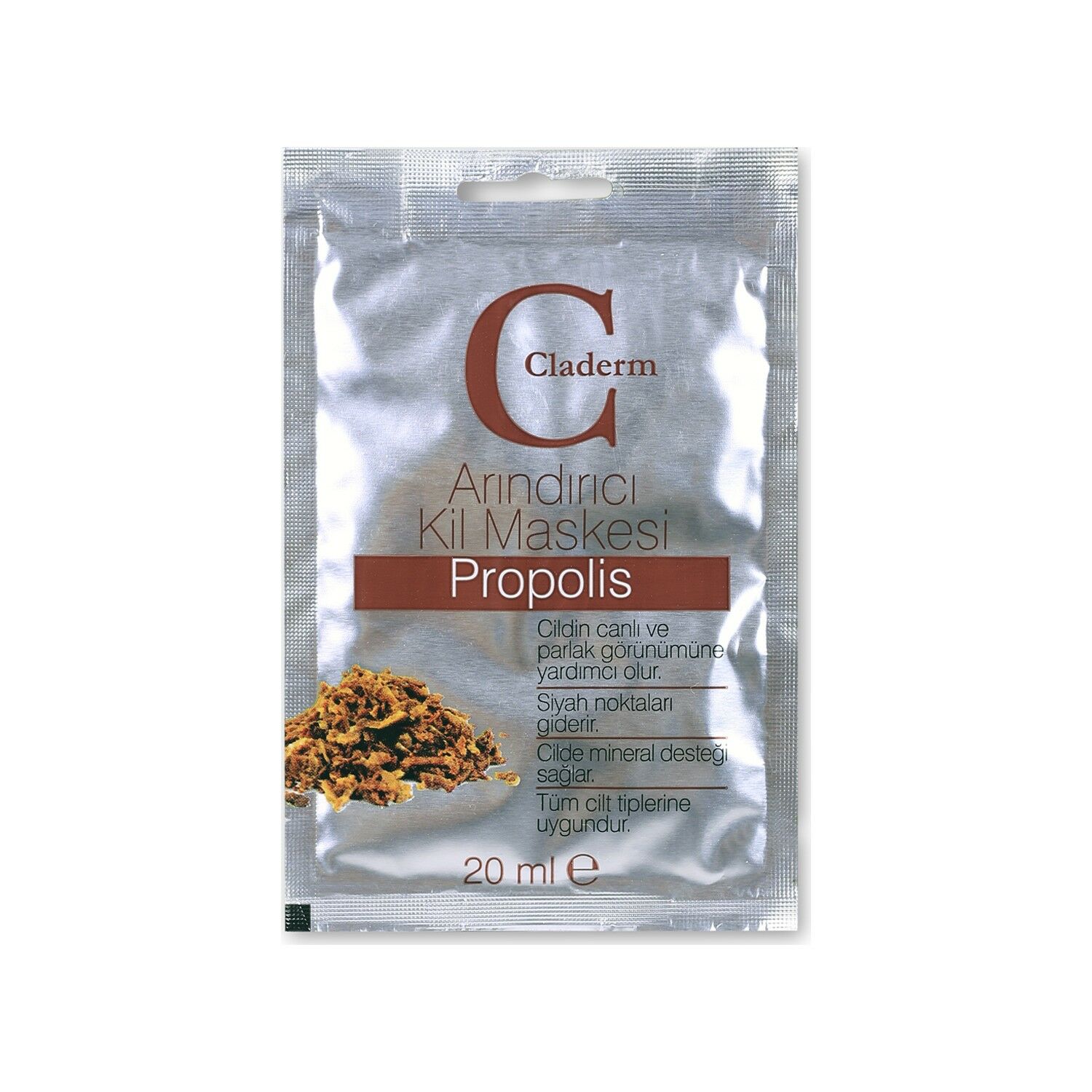 Claderm Arındırıcı Kil Maskesi Propolis 20 ml