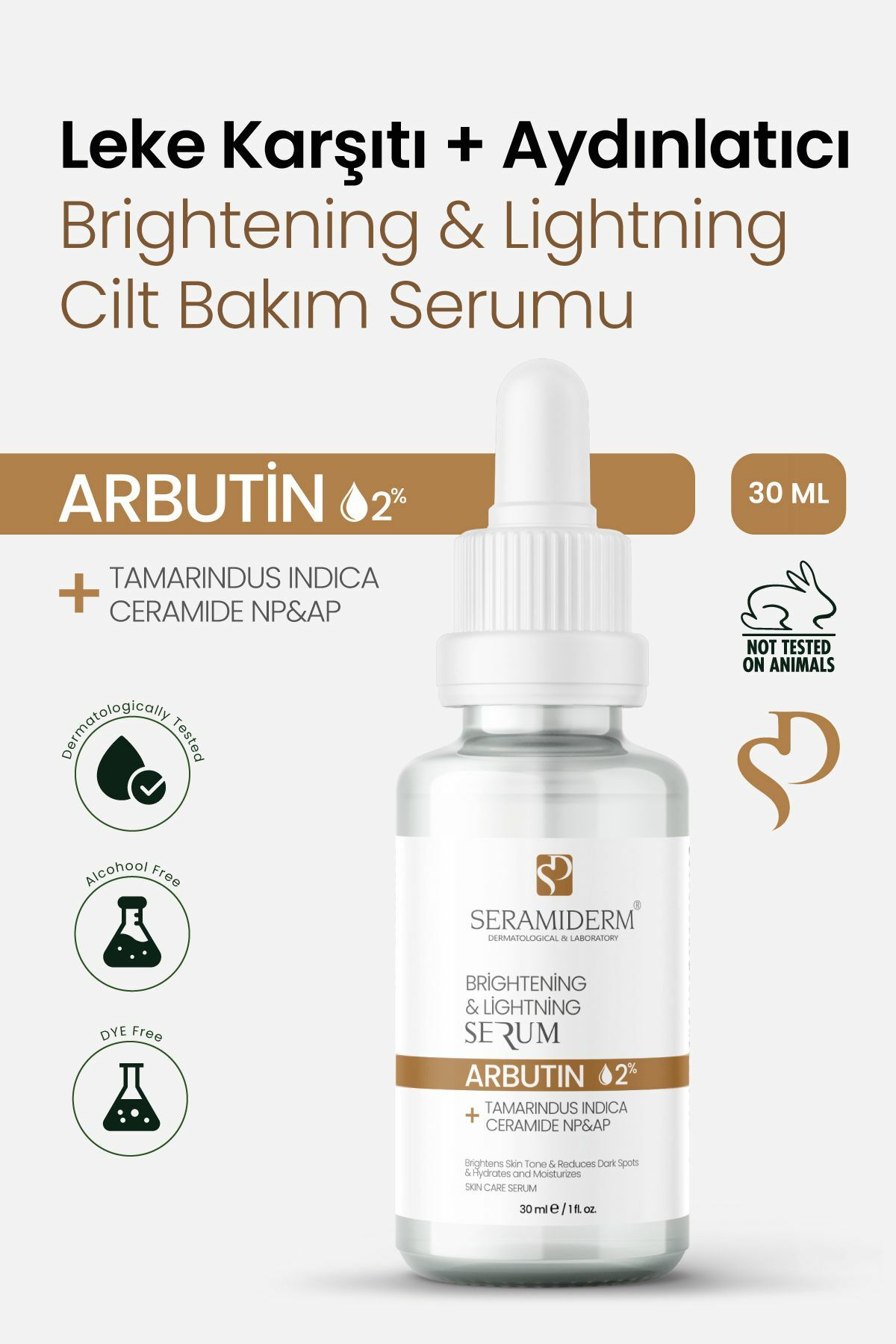Seramiderm Brightening Lightning Serum Arbutin 30 ml