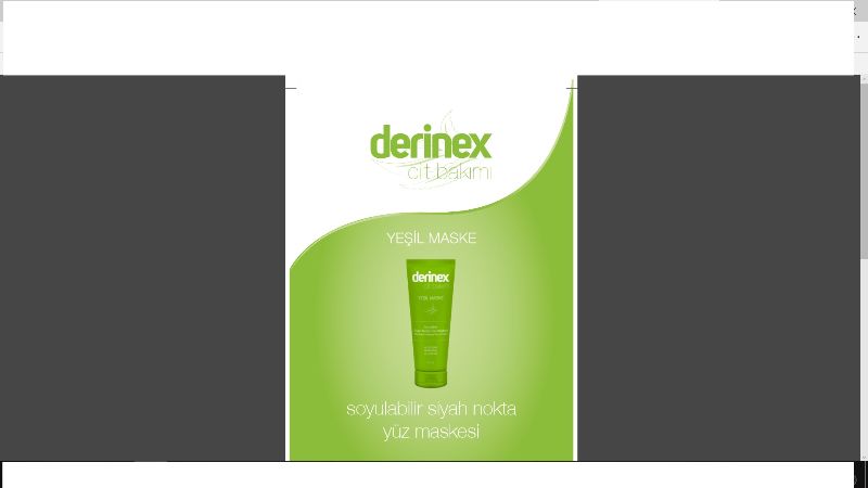 Derinex Yeşil Maske Tüp 75ml
