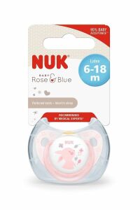 Nuk Tekli Silikon Emzik 6-18 Rose