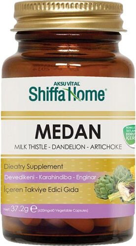 Shiffa Home Medan Deve Dikeni Enginar 620 mg 60 Kapsül