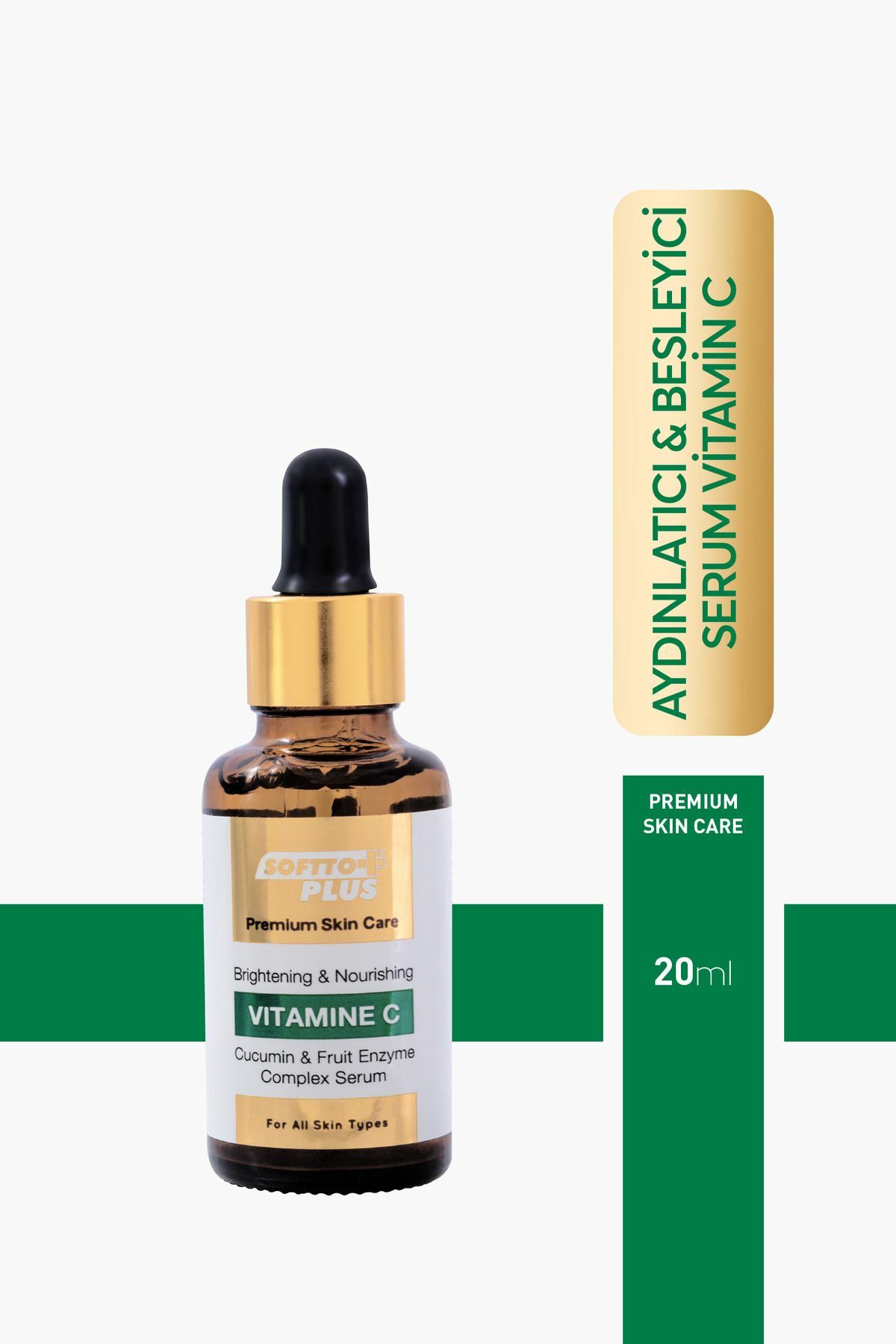 Softto Plus Vitamin C Serum Aydınlatıcı ve Besleyici Serum 30 ml