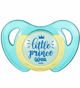 Wee Baby 172 Desenli Kelebek Damaklı Emzik 0-6 Ay - Mavi