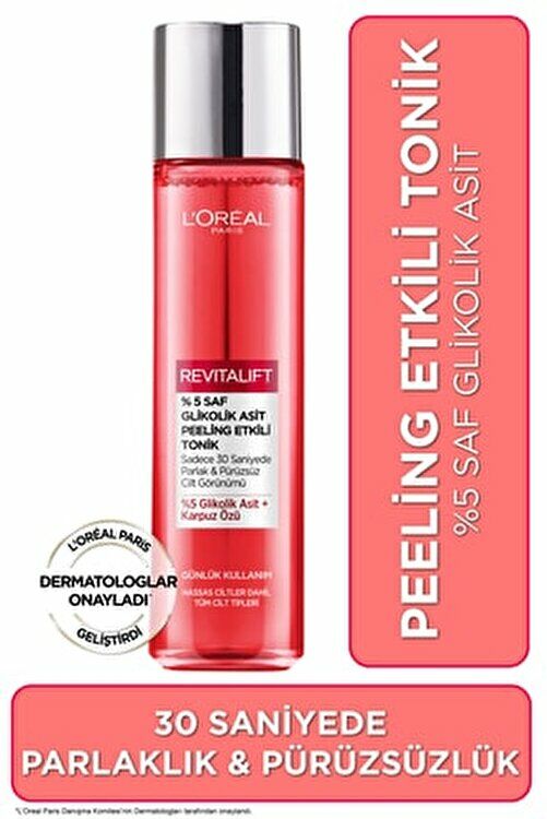 L'Oreal Paris Revitalift Peeling Etkili Tonik 180 ml