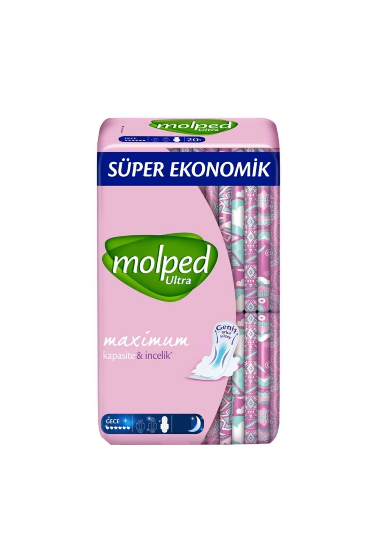 Molped Ultra Süper Ekonomik Gece Pedi 18'li