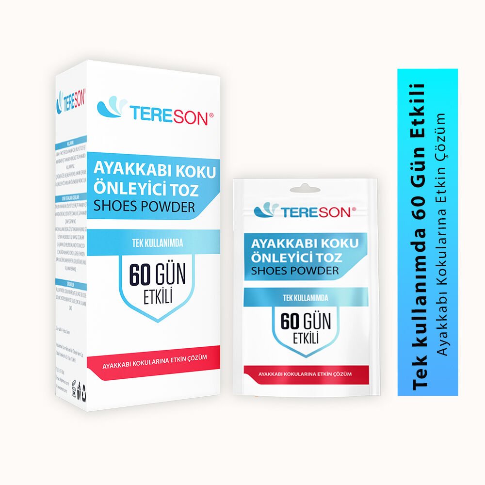 Tereson Ayakkabı Koku Önleyici Toz 10 gr 60'lı Fanus