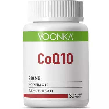 Voonka Co-Q10 100 mg 30 Yumuşak Kapsül