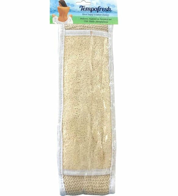 Fe Loofah Ahşap Saplı Sırt Masaj Bandı