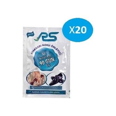 Resveq Fresh Foot Ayakkabı Kokusu Giderici Toz 15 gr Şase 50 Adet
