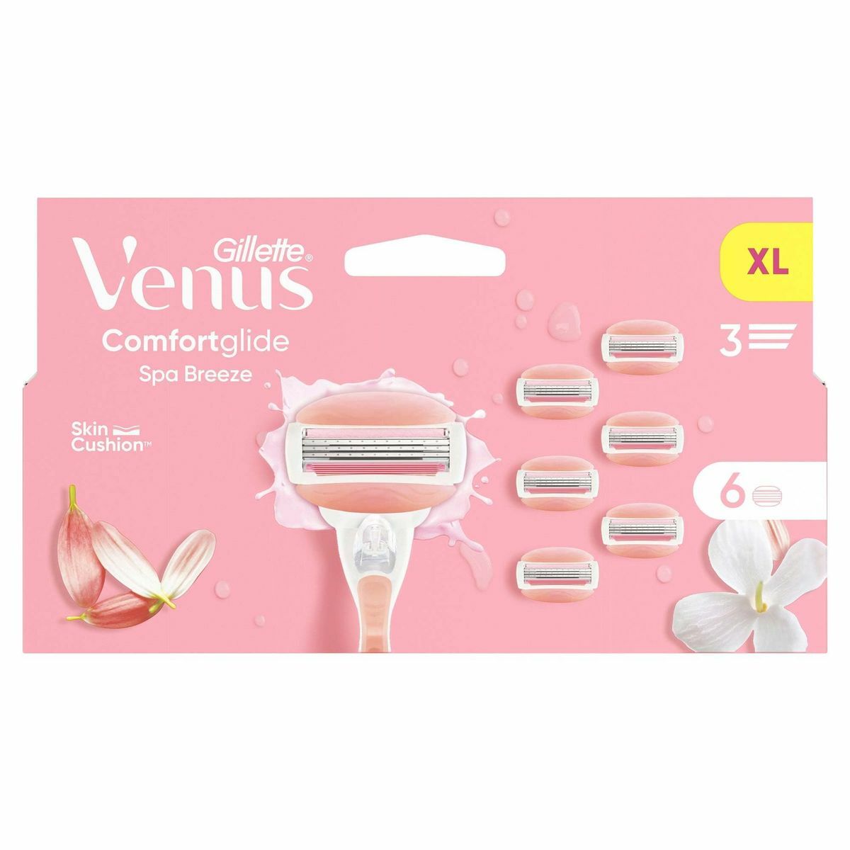 Gillette Venus Comfort Glide Spa Breeze 6 Adet Yedek Bıçak