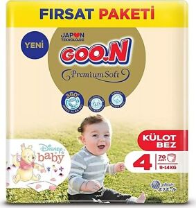 Goon Premium Soft Külot Bez No: 4 70'li