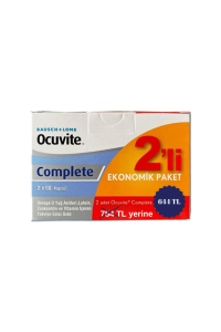 Ocuvite Complete 60 Kapsül - İkili Fırsat Paketi (841,5 TL Etiketli)