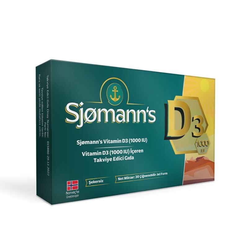 SJOMANNS VITAMIN D3 30 JEL TAB
