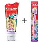 Colgate Çocuk Diş Macunu 75 ml + Diş Fırçası Barbie