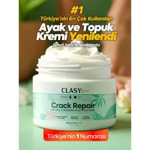 Clasy Ayak Bakım Kremi Çatlamış Topuklar İçin 100 ml