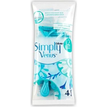 Gillette Venus Simply 2 Bıçaklı Tıraş Bıçağı 4'lü