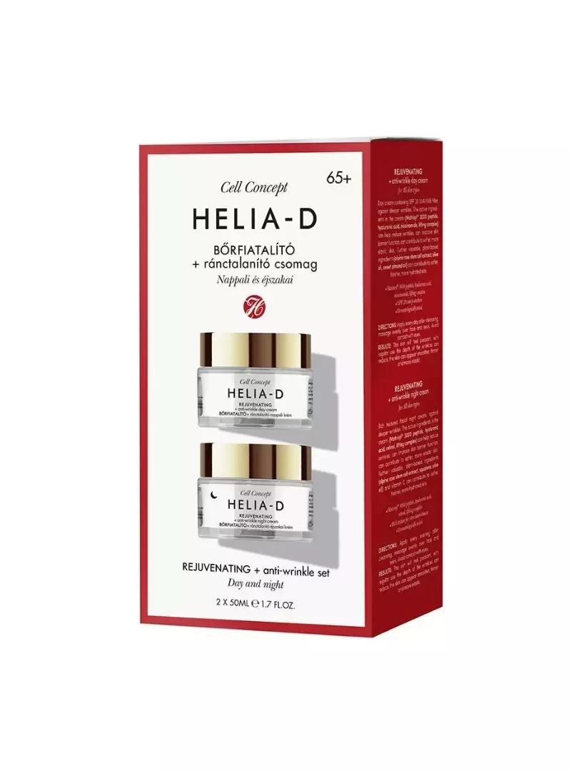 Helia-D Cell Concept Gençleştirici ve Kırışık Giderici Gündüz ve Gece Krem 65+ 2 x 50 ml