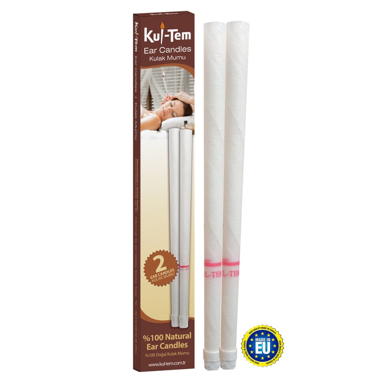 Kul-Tem Kulak Temizleme Mumu 2 li