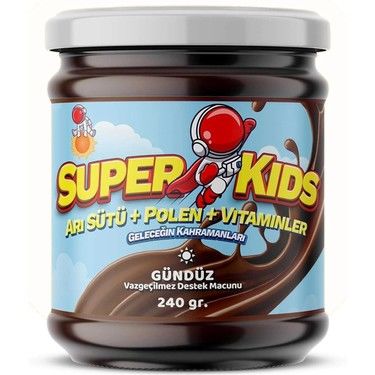 Superkids Çocuklar İçin Gündüz Destek Macunu Çikolata Aromalı 240 gr