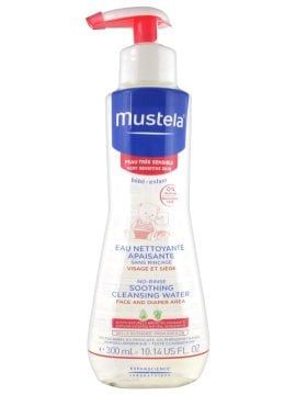 SKT:08/2023 Mustela Çok Hassas Ciltler İçin Durulama Gerektirmeyen Temizleme Sıvısı 300ml