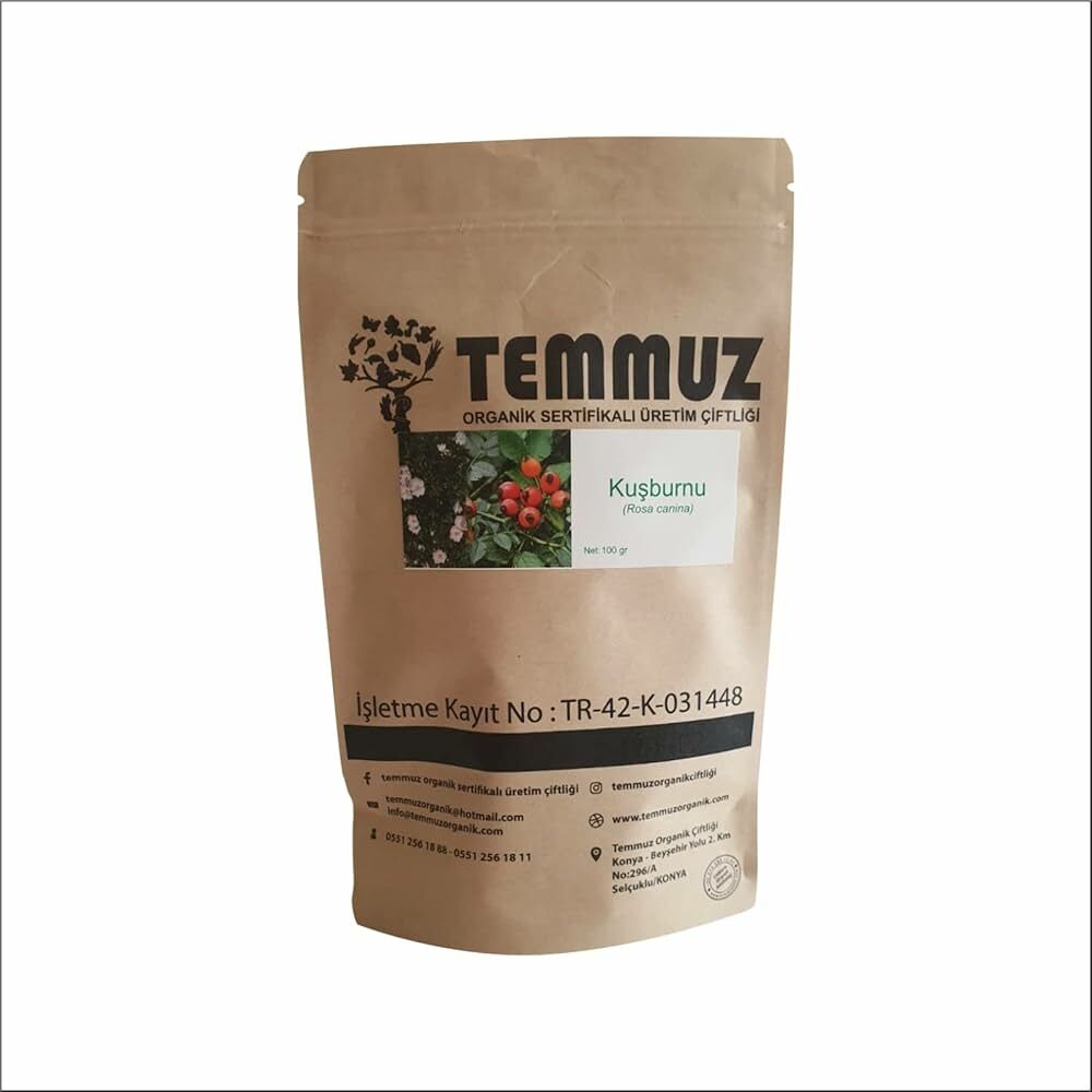 Temmuz Organik Kuşburnu 100 gr