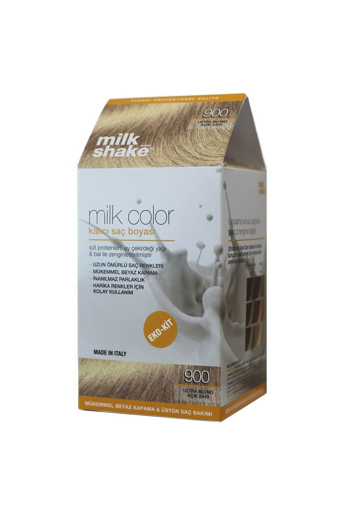 Milk Shake Saç Boyası 900 Ultra Blond Açık Sarı + 50 ml Saç Köpüğü Hediyeli