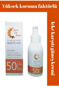 Clair De Lune Leke Karşıtı Güneş Koruyucu Krem SPF50+ 100 ml