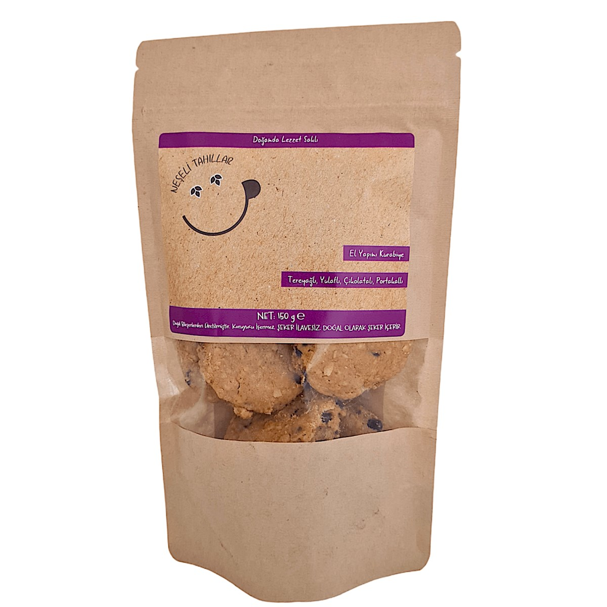 Gekoo Neşeli Tahıllar Damla Çikolatalı Kurabiye 150 gr