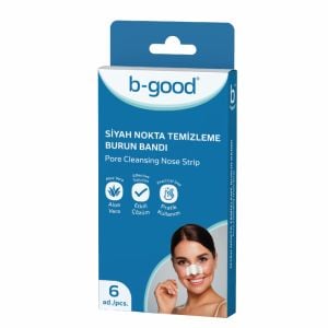 B-Good Siyah Nokta Temizleme Burun Bandı 6'lı