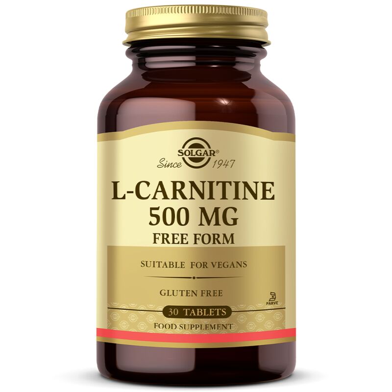 SOLGAR L-CARNITINE 500 MG 30 TAB.