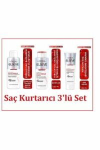 Elseve Bond Repair Saç Bağlarını Güçlendirici Şampuan 200 ml + Saç Kremi 150 ml + Serum 200 ml - 3'lü Set