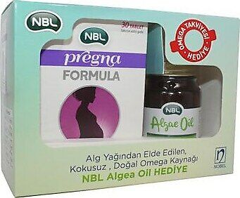 NBL Pregna Formula 30 Tablet + Algae Oil 30 Kapsül