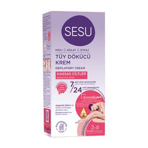 Sesu Tüy Dökücü Krem Hassas Ciltler 40ml