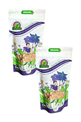 Gekoo Organik Fırınlanmış Baharatlı Cips Keten Tohumu Çörekotu Zeytinyağlı 200 gr